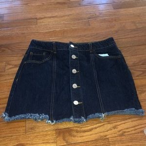 jean skirt